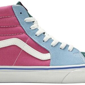 Vans Sk8-Hi Multicolor Canvas Suede High-Top Sneakers Women’s 6.5